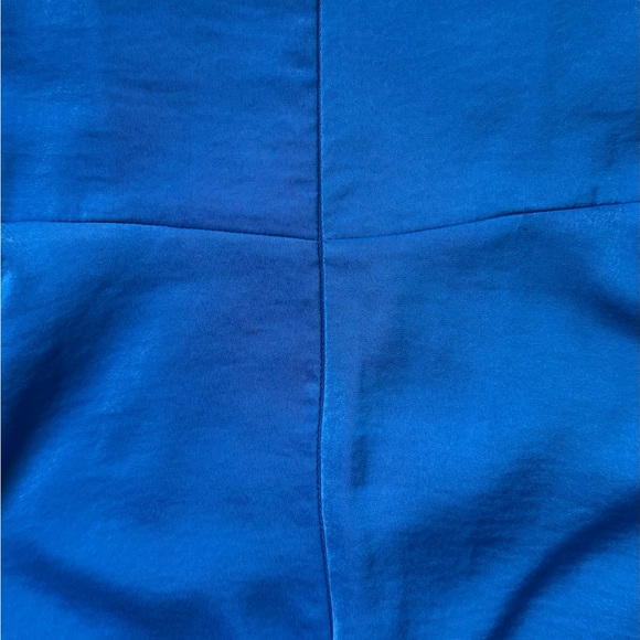 BCBGMAXAZRIA ROYAL BLUE WHITLEY STRAPLESS TIE GOWN SIZE 4 - Picture 6 of 8